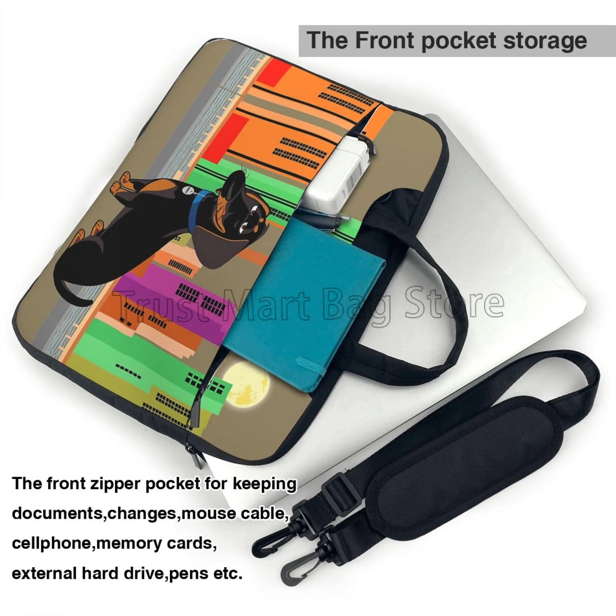 Urocze nadruk jamnika etui na  – Tablet Accessories Bag recenzja i cena
